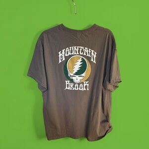 Grateful Dead T-Shirt Men XL Gray Jerry Garcia  Mountain Brook Trojan Tee 2 Side